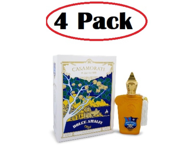 4 Pack of Casamorati 1888 Dolce Amalfi by Xerjoff Eau De Parfum Spray (Unisex) 3.4 oz