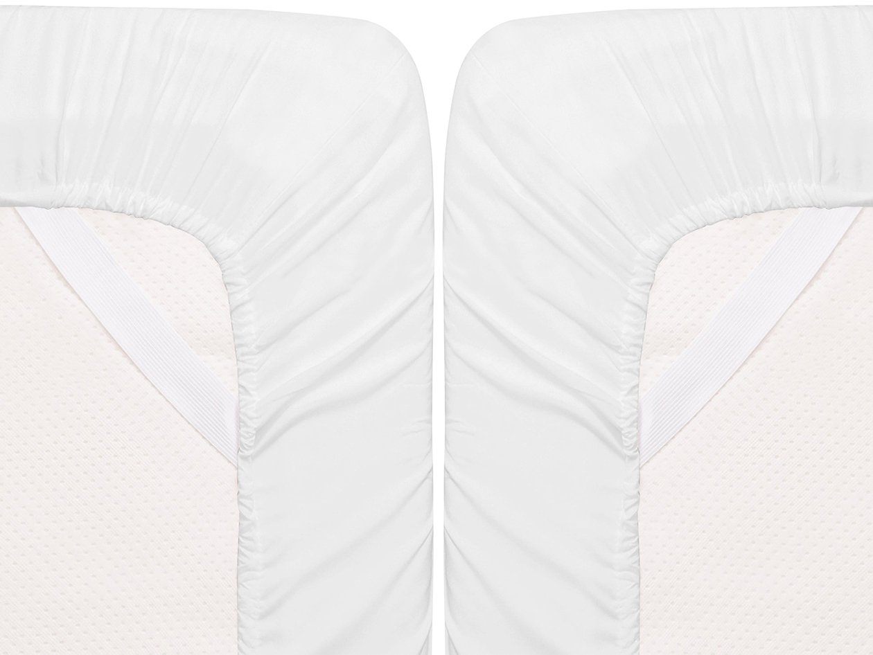 Super-Soft 1800 Series Bamboo Blend 6-Piece Sheet Set (White/King)