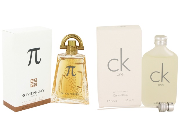 Gift set  PI by Givenchy Eau De Toilette Spray 1.7 oz And a bottle of CK ONE Eau De Toilette Pour/Spray (Unisex) 1.7 oz