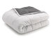 Stress-Relief Weighted Blanket (Grey/White, 20Lb)