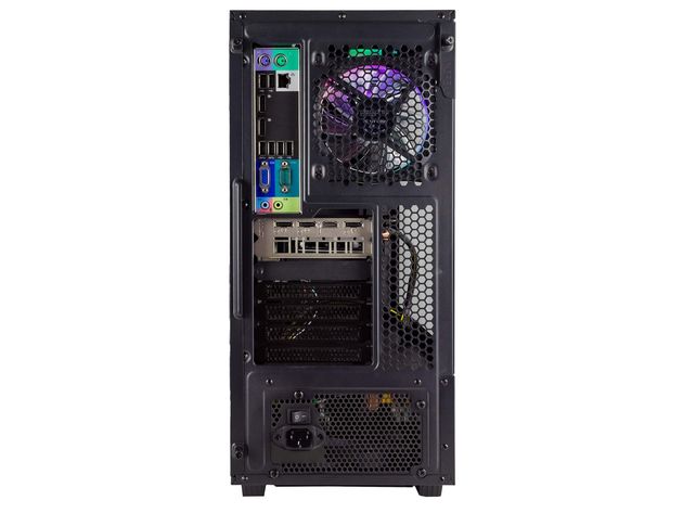 Periphio Phantom Gaming PC Tower Desktop Computer, Intel Quad Core i7 3.3GHz, 16GB RAM, 500GB SSD + 1TB 7200 RPM HDD, Windows 10, GTX 1660 Super 6GB Graphics Card, HDMI, Wi-Fi