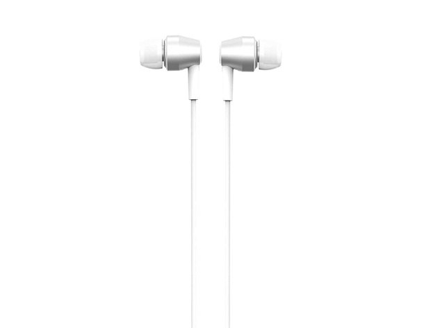 Motorola Pace 200 In-Ear Metal Rich HD Sound Headphones with Microphone - Silver