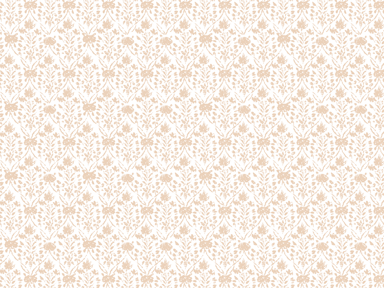4-Piece Floral Print Microfiber Sheet Set (Diamond Taupe/Full)