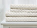 4-Piece Floral Print Microfiber Sheet Set (Taupe/Queen)