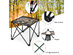 Costway Folding Camping Table Outdoor Portable Heavy-Duty Hunting Table w/ Carrying Bag - Camouflage