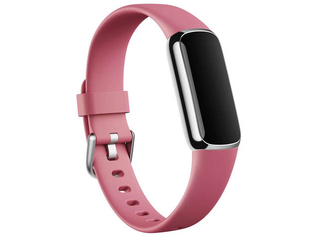 Fitbit FB422SRMG Luxe Fitness Tracker - Orchid/Platinum Stainless Steel