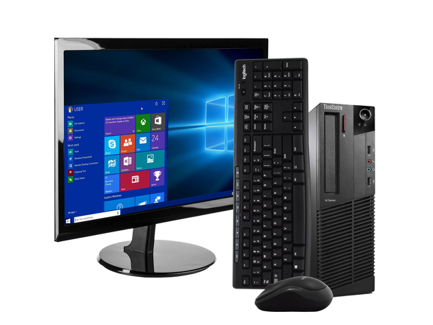Lenovo ThinkCentre M92P Desktop Computer PC, 3.10 GHz Intel Core i3, 16GB DDR3 RAM, 1TB Solid State Drive (SSD) SSD Hard Drive, Windows 10 Home 64bit (Renewed)