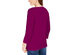 Karen Scott Women's Petite 3/4-Sleeve Henley Shirt Purple Size Extra Large