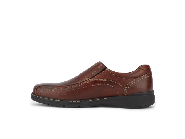 Dockers Mens Mosley Leather Dress Casual Slip-On Shoe - 12 M Briar