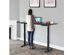 Costway Electric Stand Up Desk Frame Dual Motor Height Adjustable Stand White\Black - Black