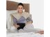 Wellrest | Therapeutic Neck and Back Warmer 4-Heat Settings With Auto Shut Off, Machine Washable, Natural - Natural