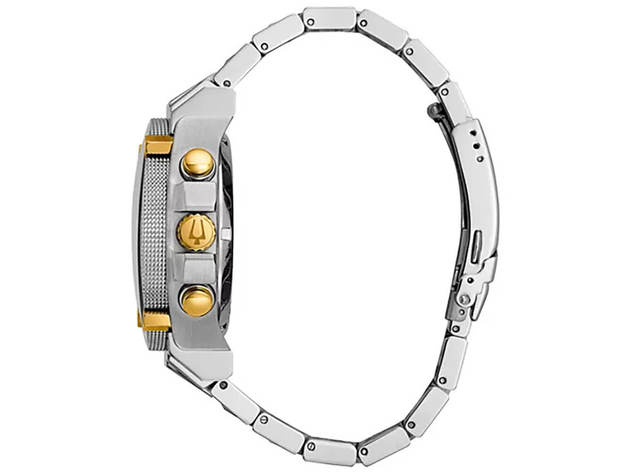 Bulova 98B228 Two-Tone Stainless Chronograph Precisionist Bracelet