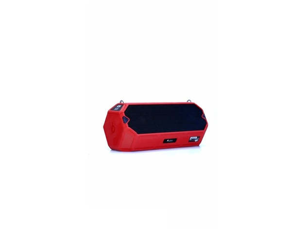 Altec Lansing HydraShock Everything Proof Wireless Bluetooth Speaker, IP67, IMW1500-SJR, Red (Certified Refurbished)