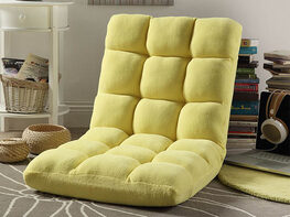 Loungie Quilted Recliner Chair (Yellow)