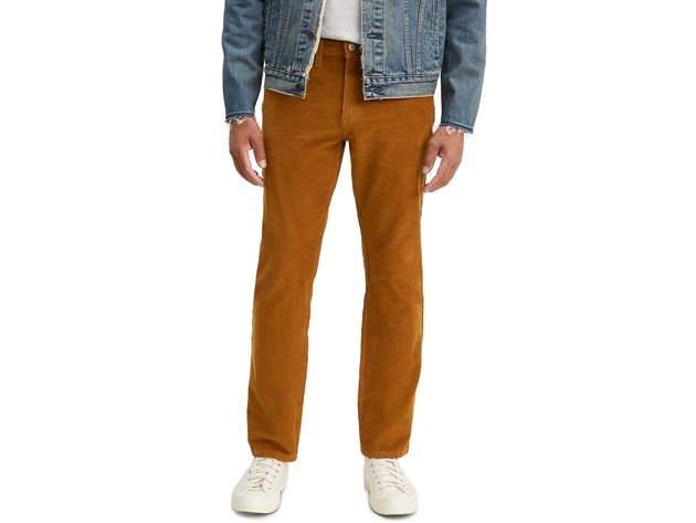 Levi's Men's 502 Taper Corduroy Pants Brown Size 33X32 | StackSocial