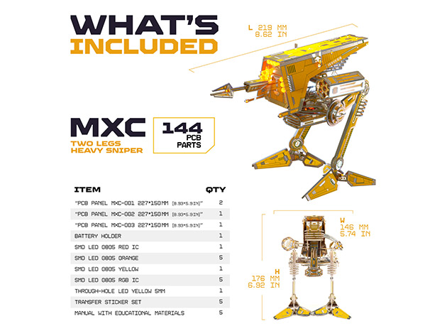 Geeek Club MXC Two Legs Heavy Sniper + Tool Kit