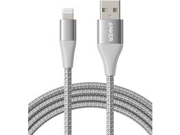 Anker 551 USB-A to Lightning Cable Silver / 6ft
