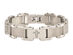 Mens Stainless Steel Cross Bracelet 8.75 Inches