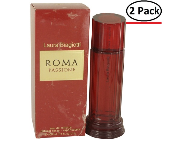 Roma Eau De Toilette Spray By Laura Biagiotti - 3.4 oz Roma Eau De Toilette Spray By Laura Biagiotti - 3.4 oz