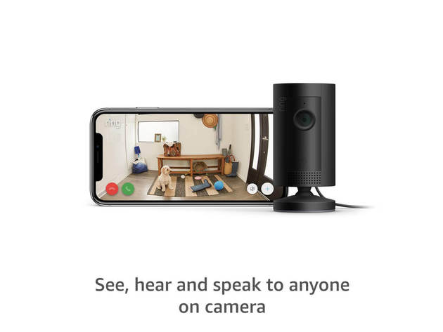 Ring STICKCAM31BK Indoor Cam - Compact Plug-In HD Security Camera