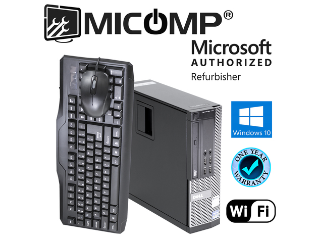 Dell OptiPlex 9010 Desktop Computer PC, 3.20 GHz Intel i5 Quad Core Gen 3, 16GB DDR3 RAM, 500GB SATA Hard Drive, Windows 10 Home 64bit (Renewed)