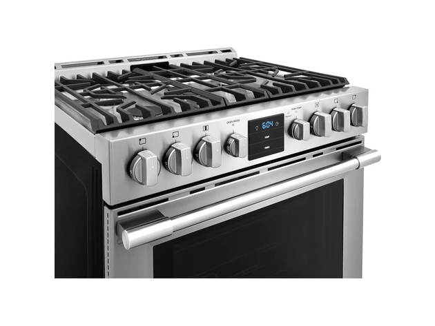 Frigidaire Professional PCFG3078AF 5.6 Cu. Ft. Stainless Front Control Gas Range with Air Fry