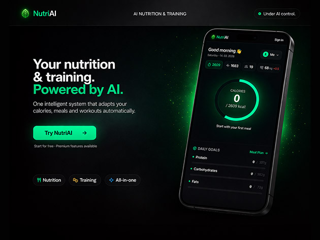 NutriAI Premium Plan: Lifetime Subscription
