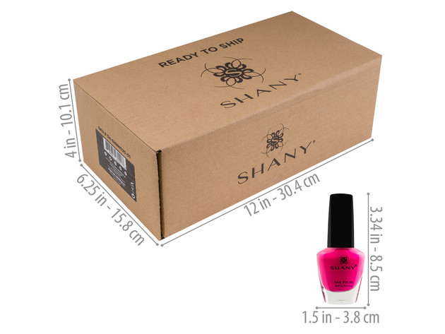 SHANY Cosmopolitan Nail Polish set - Pack of 24 Colors - Premium Quality & Quick Dry
