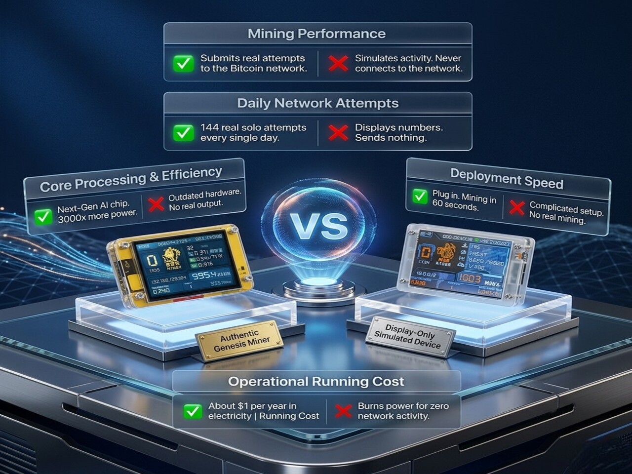 BitCoin Ticket Miner 3-Pack