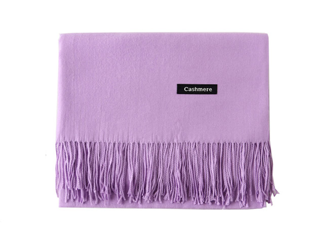 Lavisha Cashmere-Blend Shawl (Lavender)