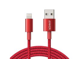 Anker 331 USB-A to Lightning Cable (Nylon) Red / 6ft