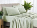 Bamboo Blend Chambray Sheet Set (Sage/Twin)