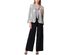 Tahari ASL Women's Shiny Cape Jacket Silver Metalic Size  Extra Large
