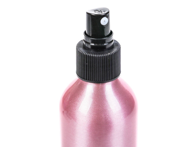SHANY Stylist’s Choice Pink Aluminum Empty Bottle with Spray Attachment - 8 OZ