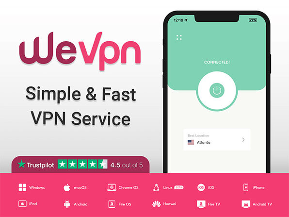 WeVPN: Fast, Secure & Affordable VPN Service