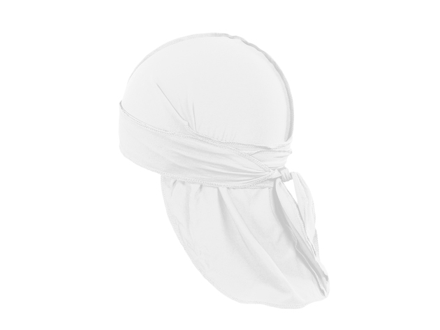 Set of 24 Durag Headwrap for Men Waves Headscarf Bandana Doo Rag Tail - White