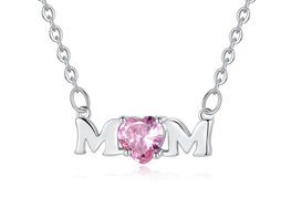 "Mom" Pendant Necklace