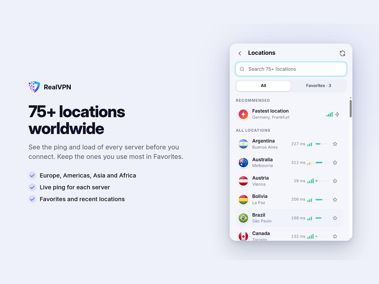 RealVPN: Lifetime Subscription