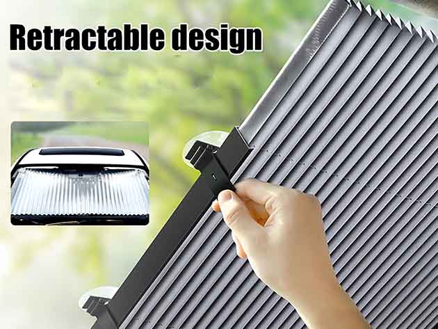 Retractable Windshield Shade (28-inch)