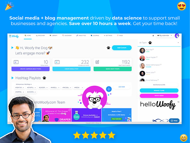 HelloWoofy™ Social Media Management: 3-Yr Subscription