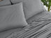 Bamboo 2000 Count 6-Piece Sheet Set with SnugGrip (Gray/King)