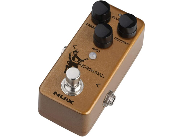 NUX Horseman Overdrive Guitar Effect Pedal Sound with Gold and Silver Modes (Used, Damaged Retail Box)