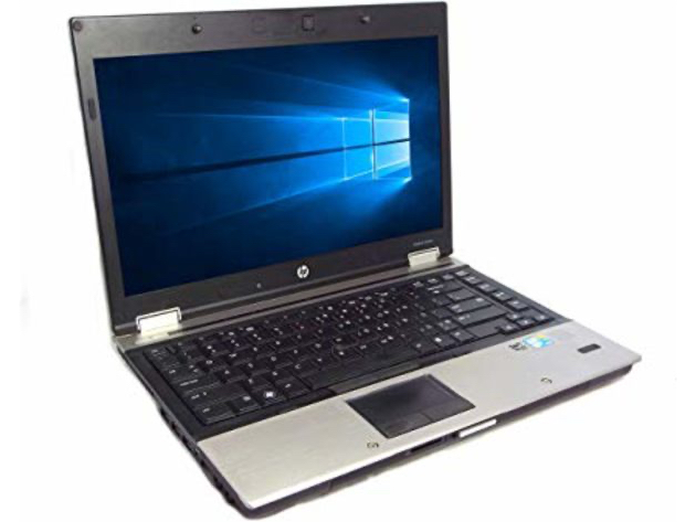 HP EliteBook 8440p 14" Laptop, 2.4GHz Intel i5 Dual Core Gen 1, 4GB RAM, 250GB SATA HD, Windows 10 Home 64 Bit (Refurbished Grade B)