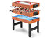 Costway 3-In-1 48'' Multi Game Table w/Billiards Soccer and Side Hockey for Party and Family Night - Natural/Green