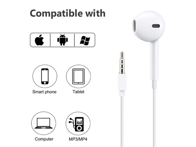 EarPods with Remote and Mic compatible with iPhone & iPad