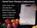 Taima Pure Titanium Cutting Board V2 (Large, 18" x 12")