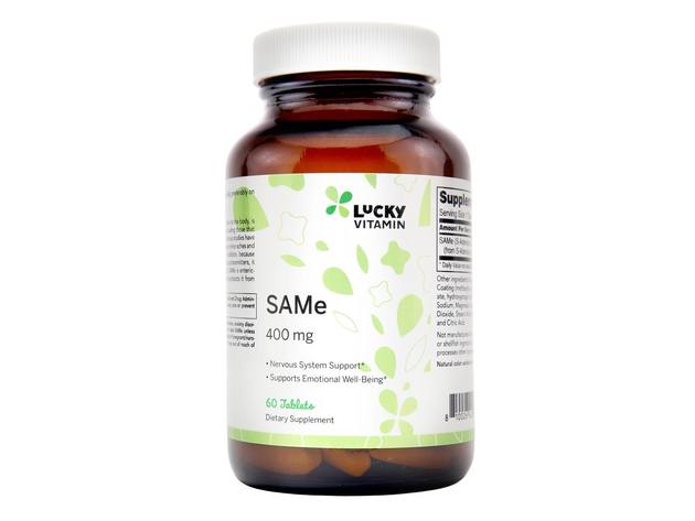 LuckyVitamin - SAMe Nervous System Support 400 mg. - 60 Tablets
