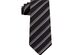 Kenneth Cole Reaction Men's Veloutine Stripe Tie Black Size Regular