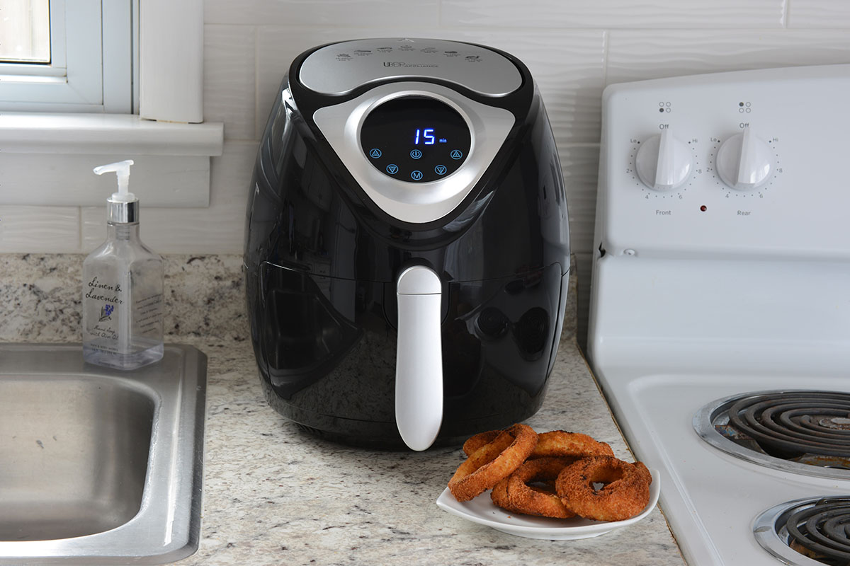 3.7QT Digital Programmable Touch Screen Air Fryer, on sale for $66.39 when you use coupon code OCTSALE20 at checkout