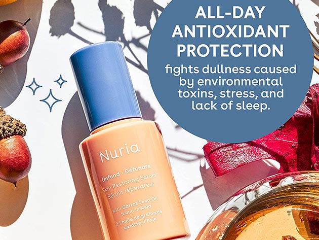 Nuria Defend: Skin Restoring Serum with Carrot Seed Oil (10ml)